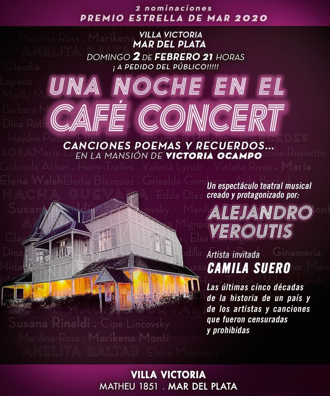 Mirtha Legrand junto a su hermana en “Una noche en el café concert en Mar del Plata” 3 img 20200130 wa0014691406327