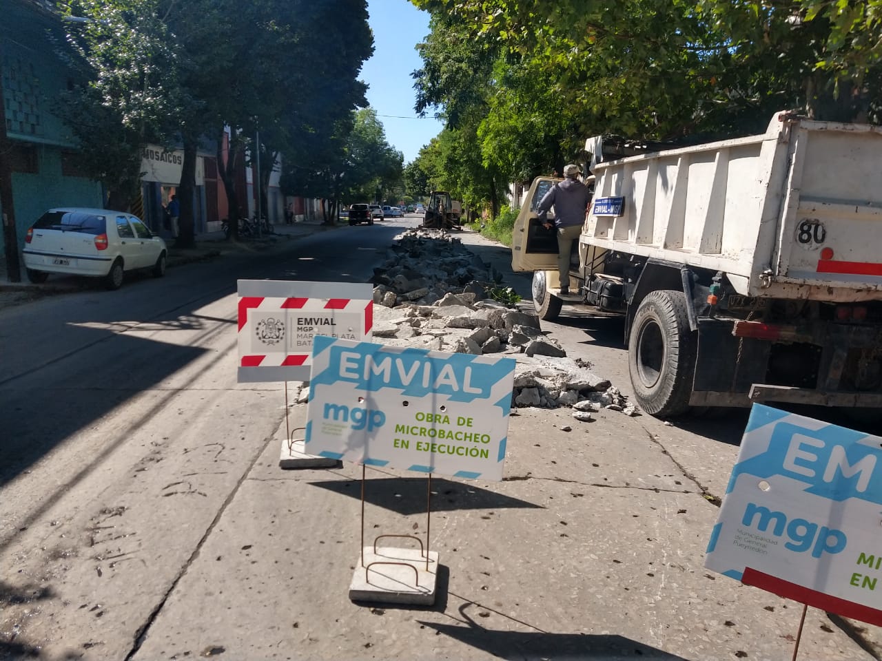 La Municipalidad avanza con trabajos de mantenimiento y arreglo de calles