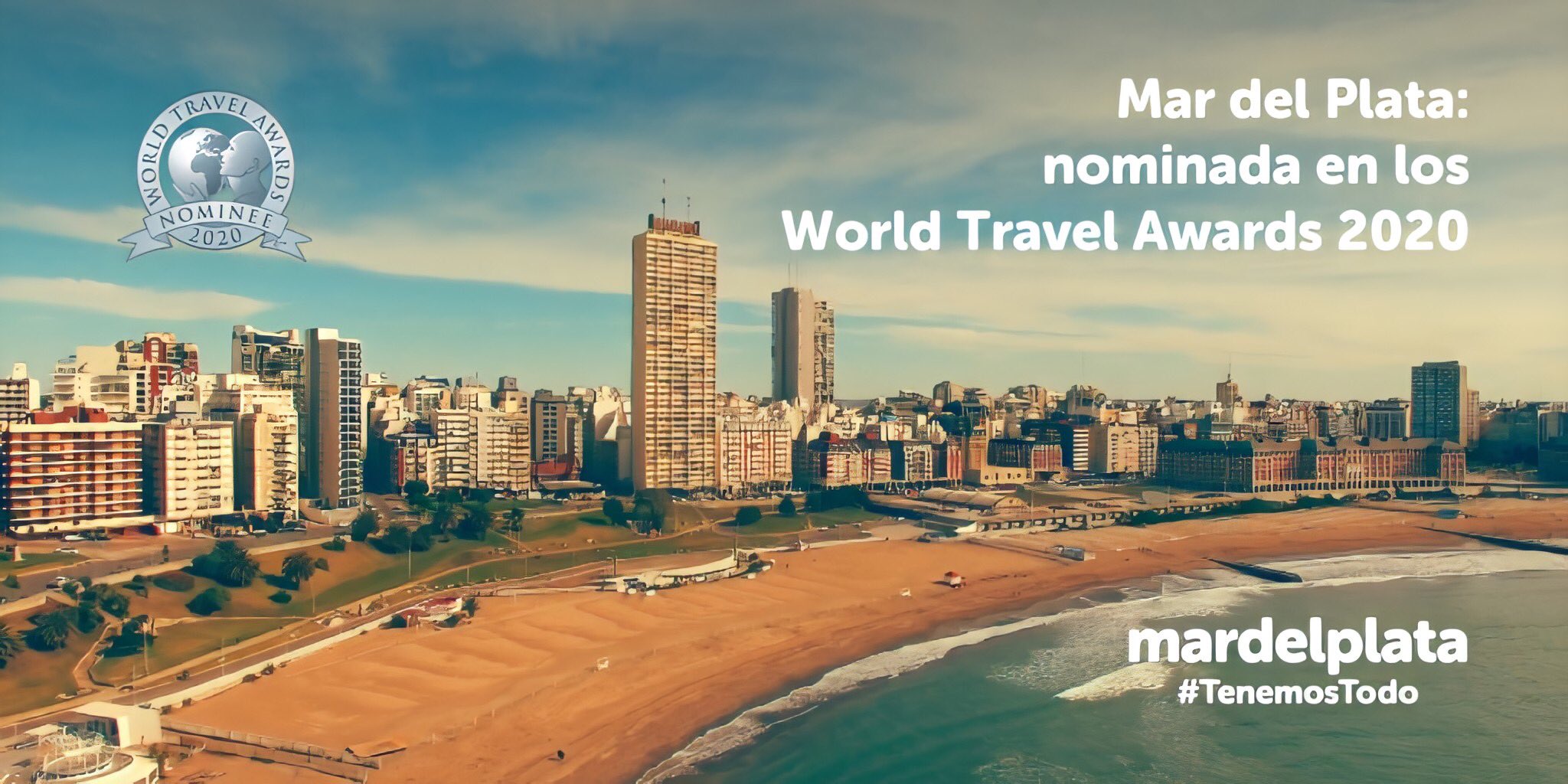 Mar del Plata está nominada en los World Travel Awards