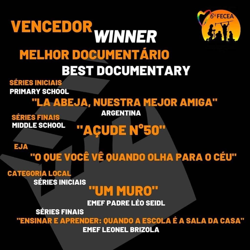 Dos cortos de la escuelas marchiquitenses premiados en Brasil 4 Dos cortos de la escuelas marchiquitenses premiados en Brasil 1