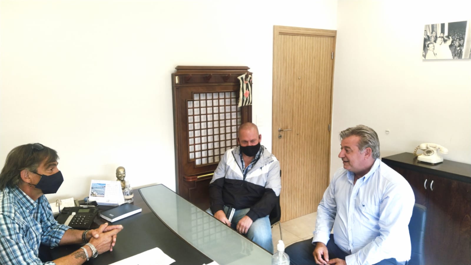 Bianchi y Zumpano recibieron al director de discapacidad del Partido de General Pueyrredon