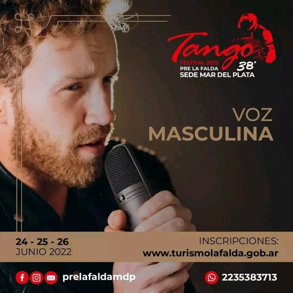 Mar del Plata será nuevamente sede del Festival Nacional de Tango Pre La Falda 3 1653319666647