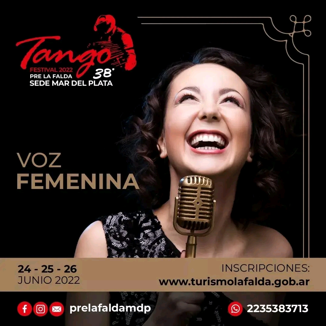 Mar del Plata será nuevamente sede del Festival Nacional de Tango Pre La Falda