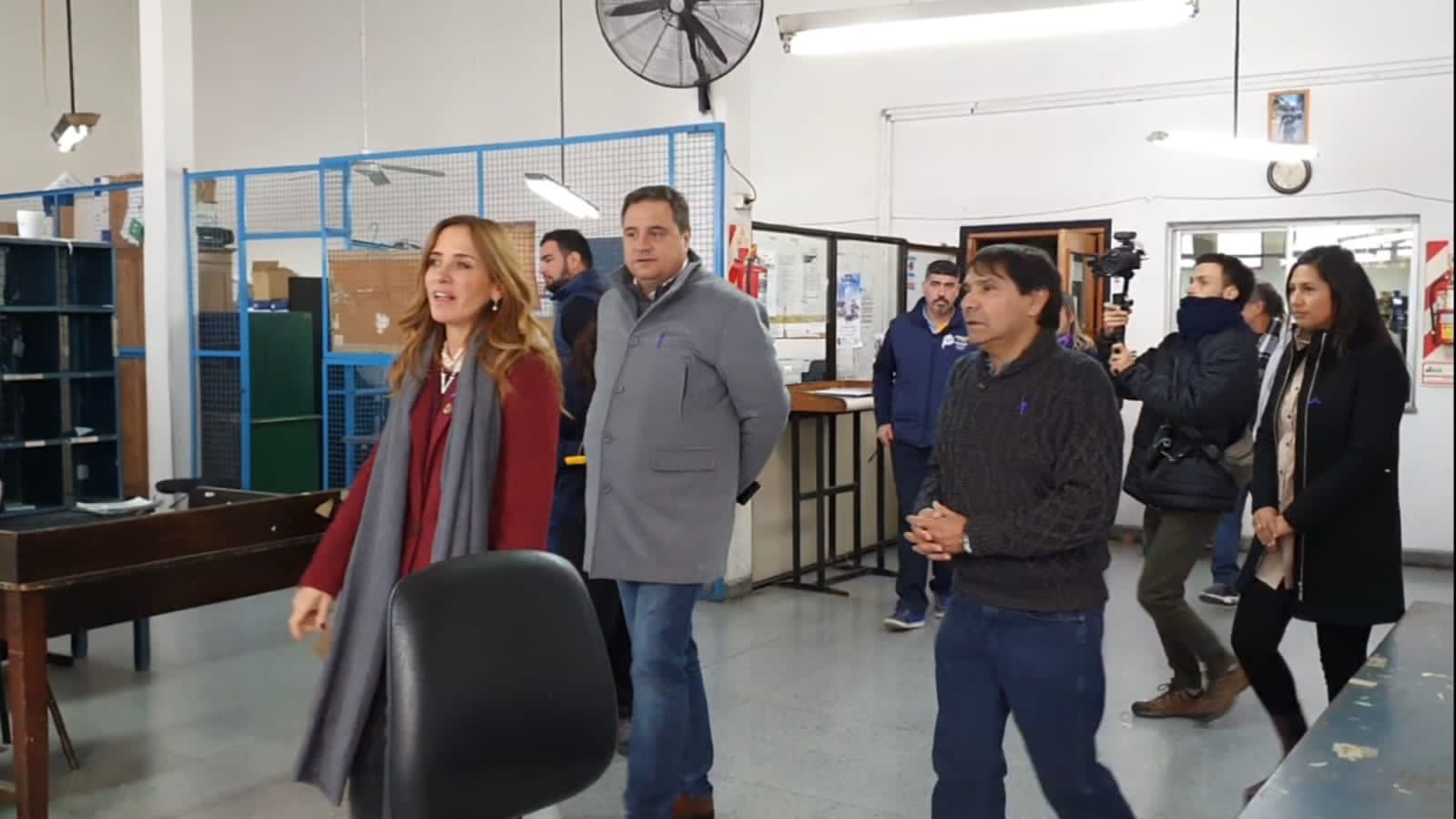 Iriart recibió a Tolosa Paz en la sede local del Correo Argentino