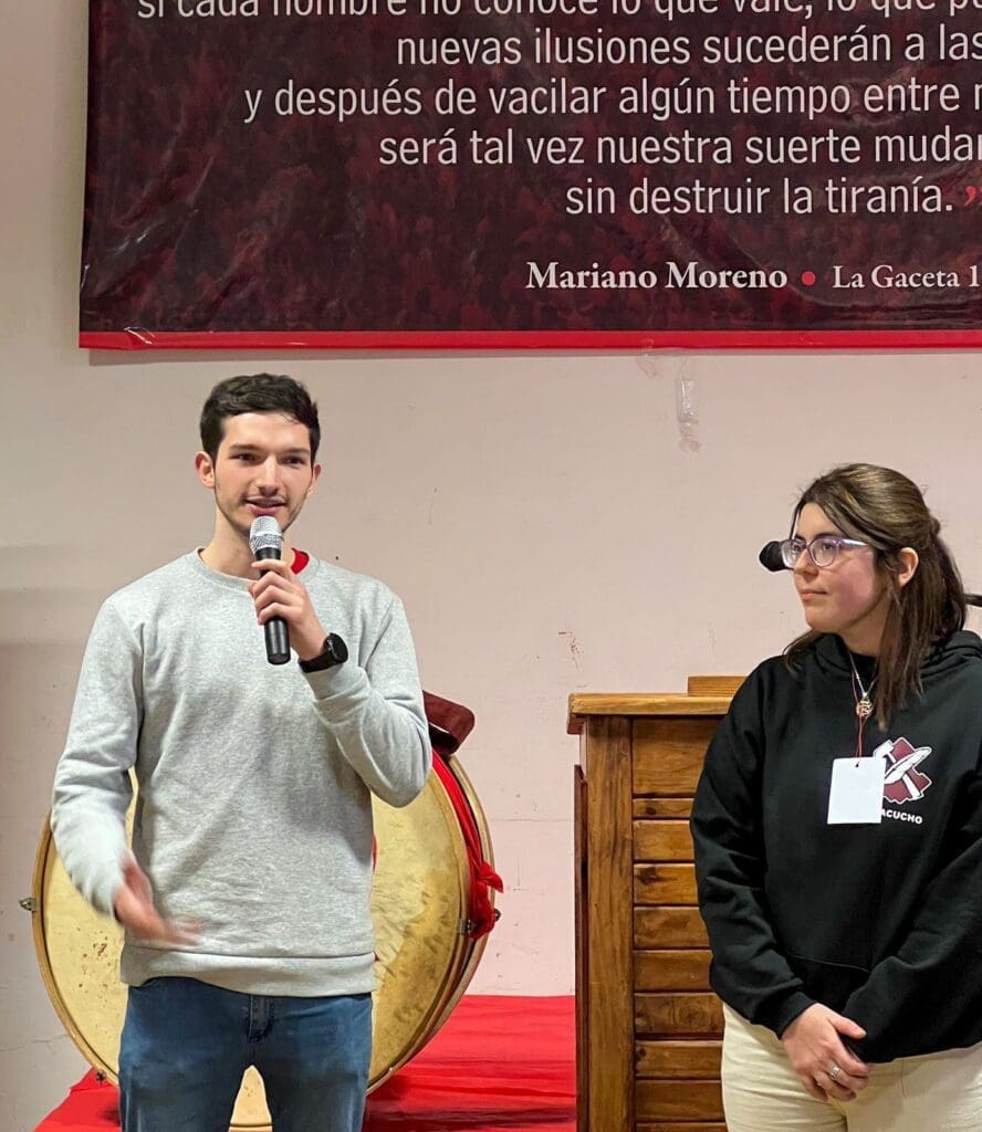 Masivo encuentro de Juventud Radical de la Quinta Sección Electoral en Ayacucho 3 lucio