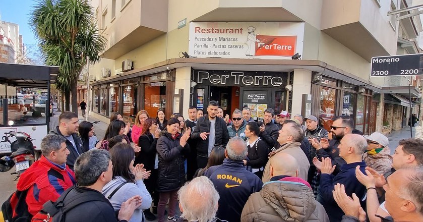 Protesta de Uthgra logró resolver conflicto en un restaurante céntrico de Mar del Plata