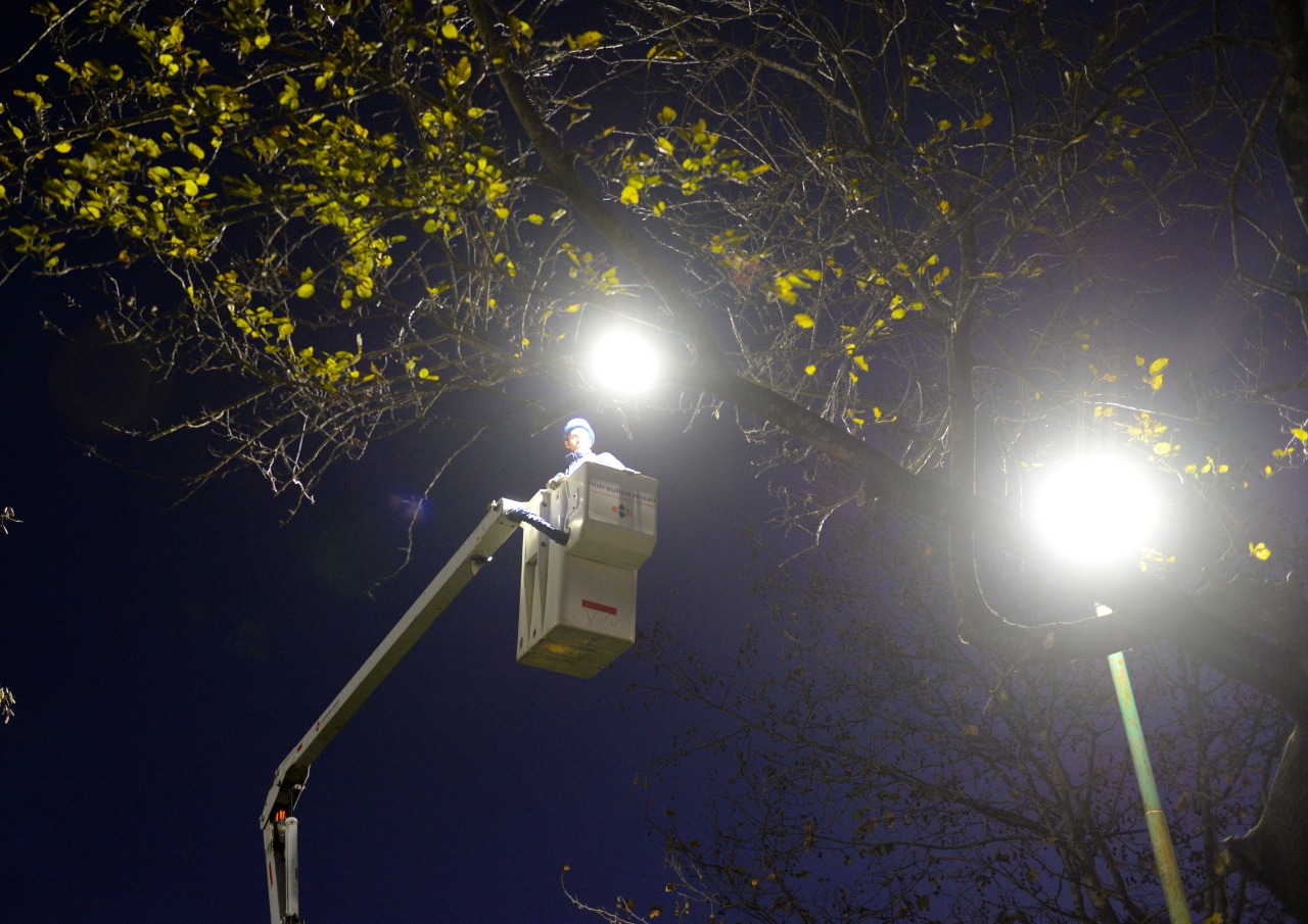 Se hizo la luz: el Municipio arregla las luminarias de Mar del Plata