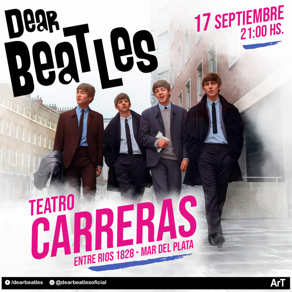 Dear Beatles traerá la música de los cuatro de Liverpool a Mar del Plata