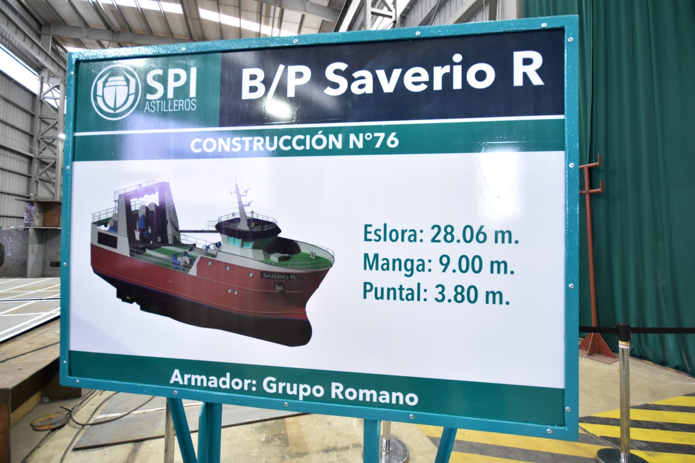 SPI Astilleros y el Grupo Romano iniciaron la construcción del Buque Pesquero “Saverio R”