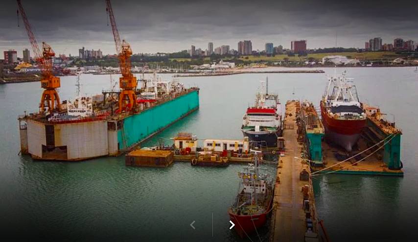 SPI, la empresa de Mar del Plata que construyó el buque pesquero de mayor porte del país, recibió la visita de Cheppi