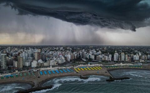 Alerta amarilla por lluvias y tormentas para este miércoles en Mar del Plata y zona