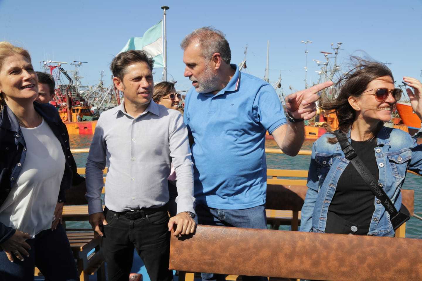 Felizia: “Pudimos mostrarle al gobernador la fuerza de trabajo del puerto de Mar del Plata”