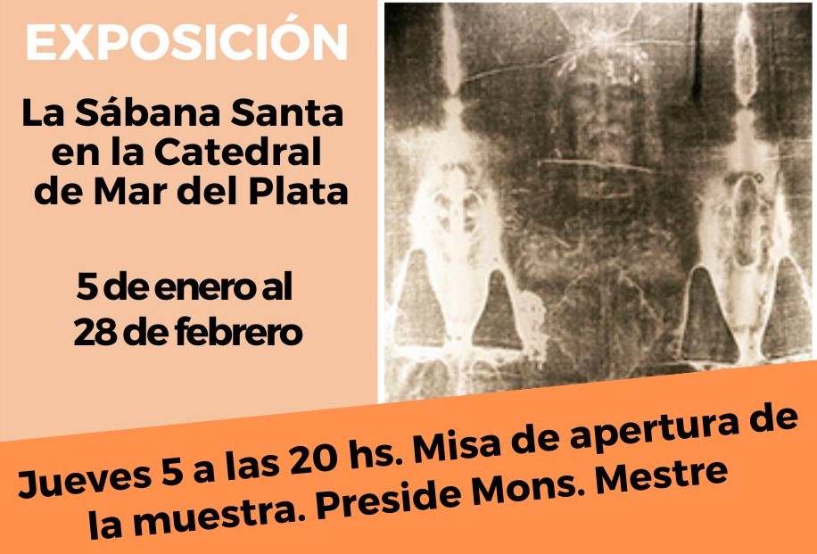 «¿Quién es el Hombre de la Sábana? Una búsqueda de Rastros» llega a la Catedral de Mar del Plata