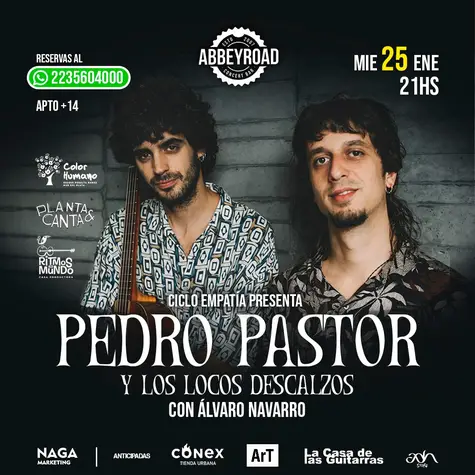 Desde España, llega Pedro Pastor a Abbey Road  Mar del Plata