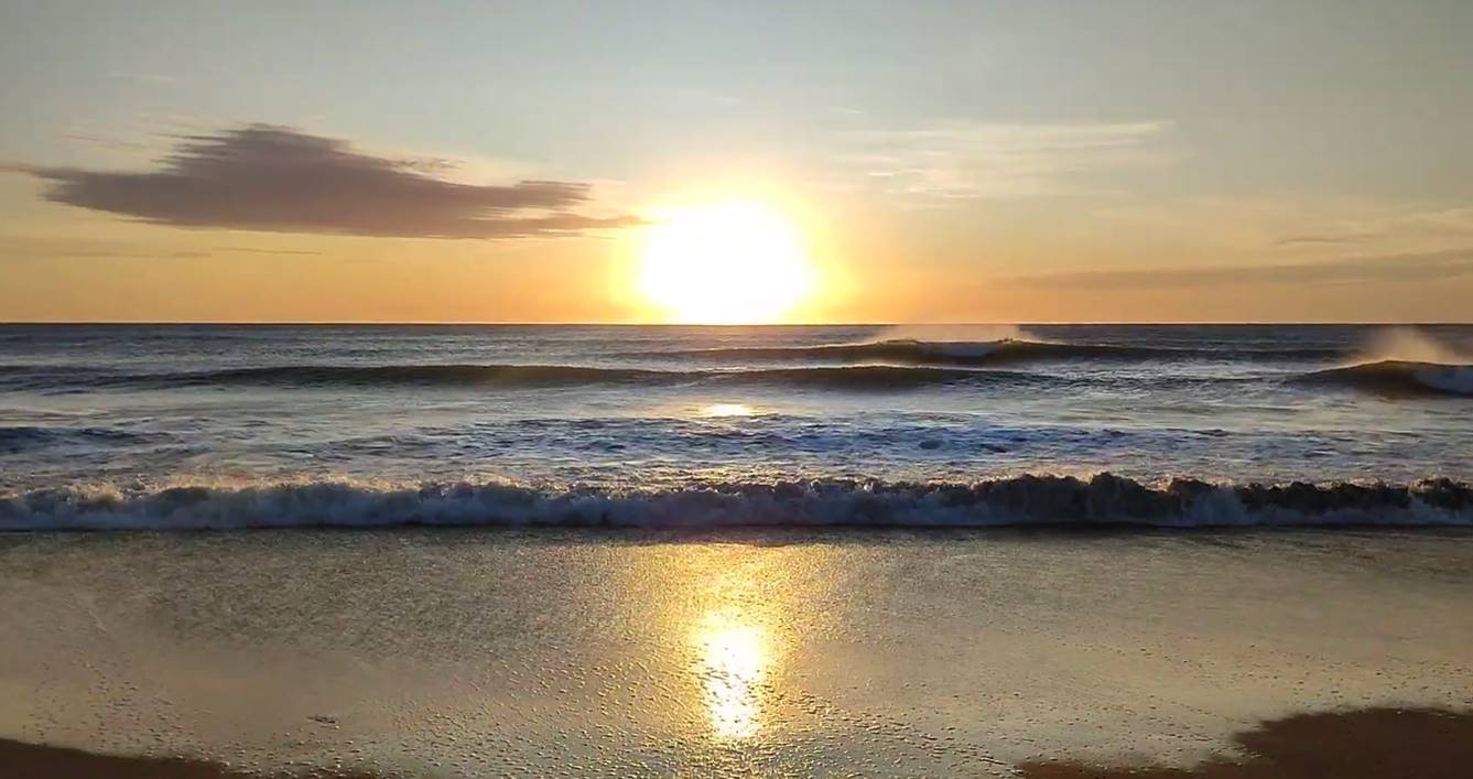 Video: Así arrancó la mañana en Mar del Plata en una jornada que llegaría a los 32 grados