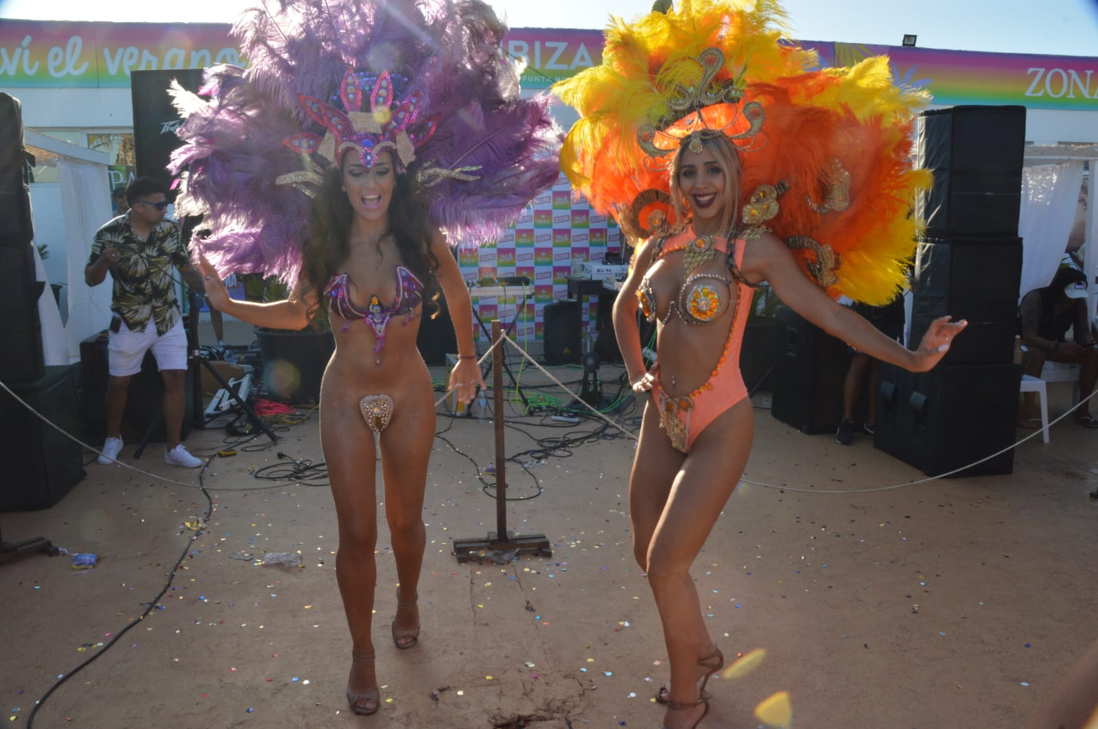 Marplatenses y turistas disfrutaron del Carnaval en Punta Mogotes