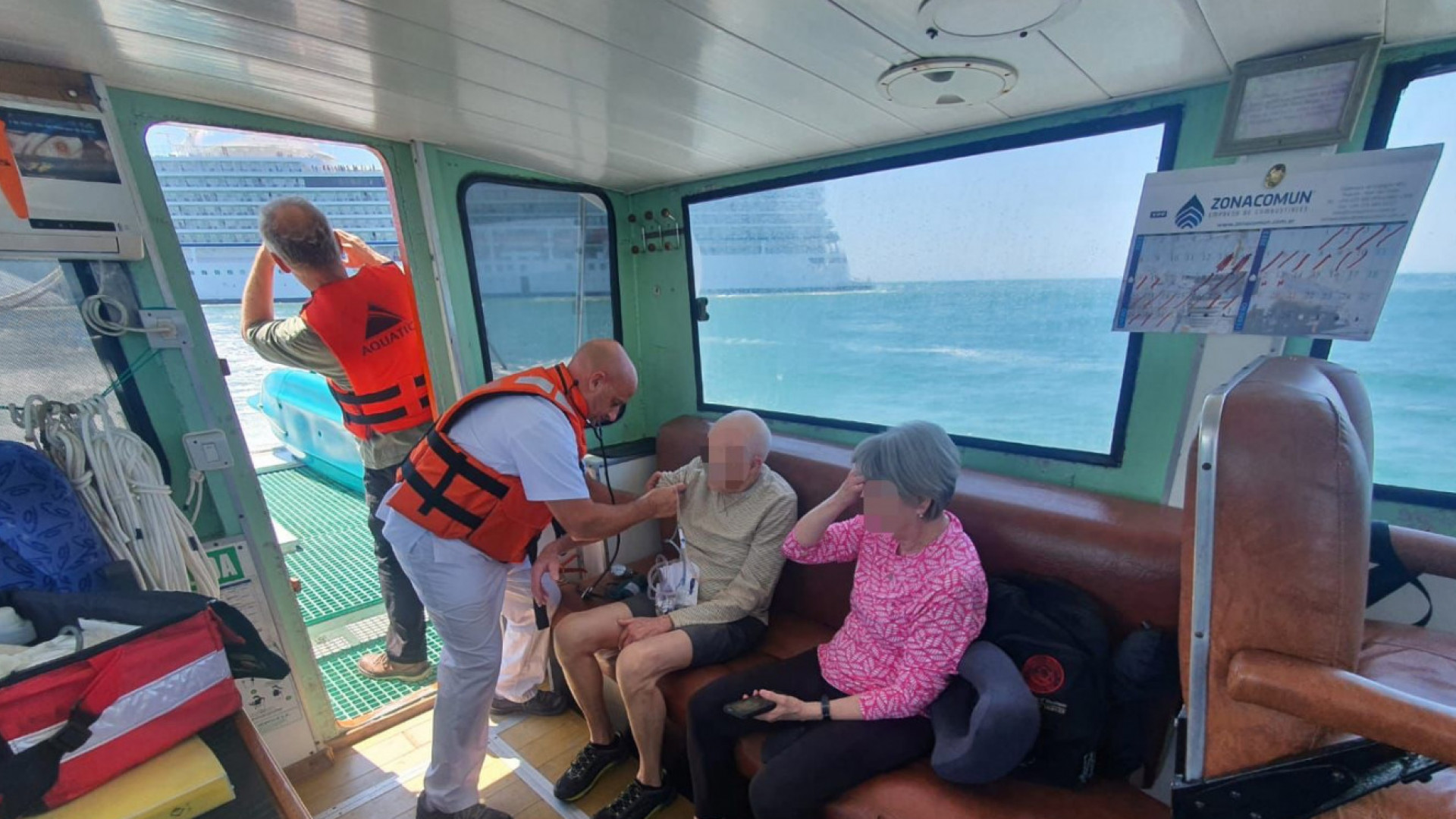 Mar del Plata: emergencia a bordo de un crucero