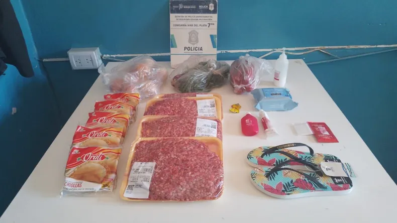 Turista detenido en Mar del Plata por robar mercadería en un supermercado