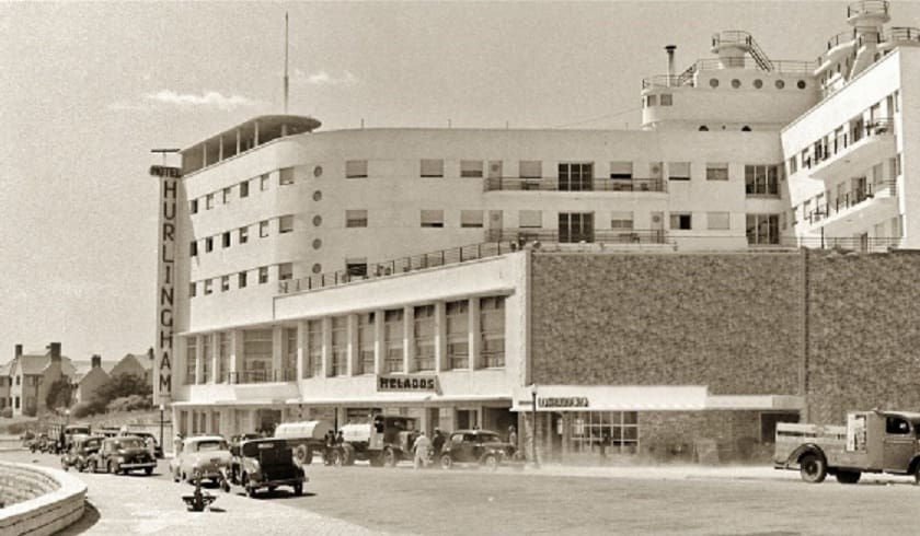 Construirán un hotel boutique y una torre de departamentos en Varese, Mar del Plata 3 Hotel Hurlingham ano 1940