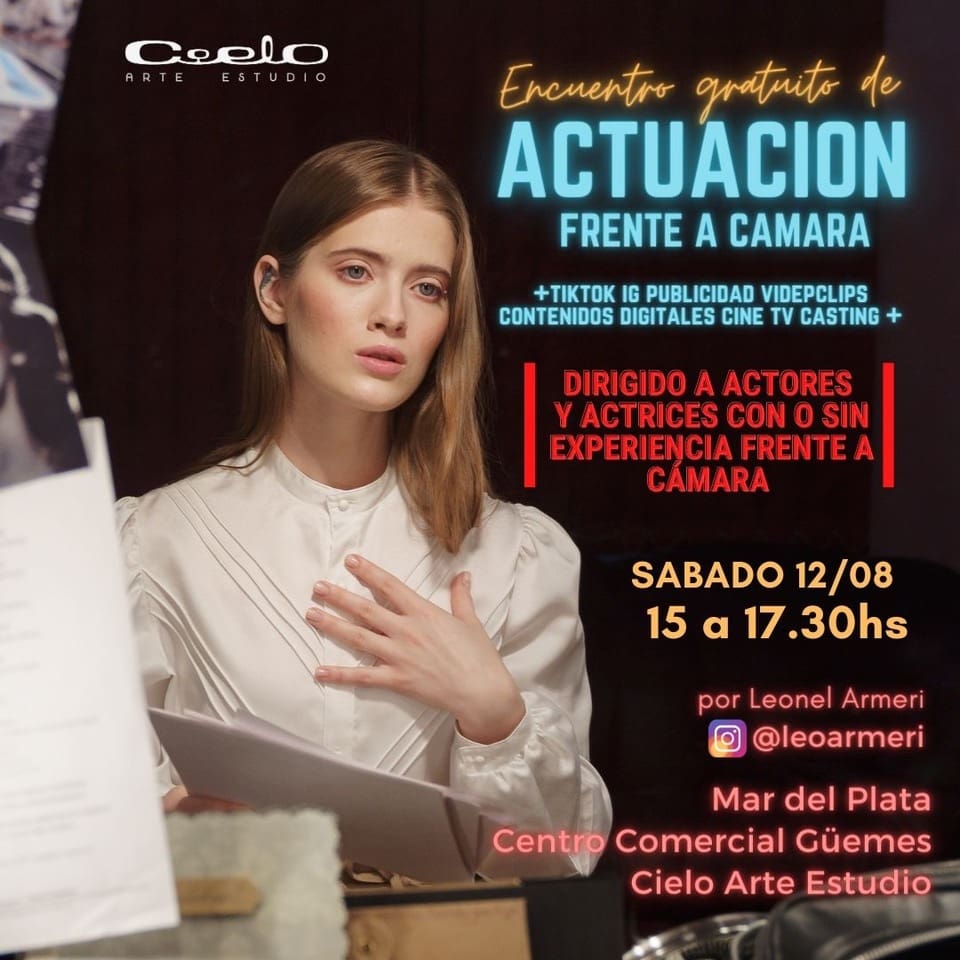 CIELO Taller Actuacion Camara