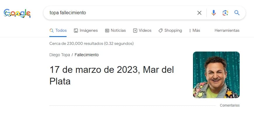 Es falso que Topa haya fallecido en Mar del Plata 3 topa