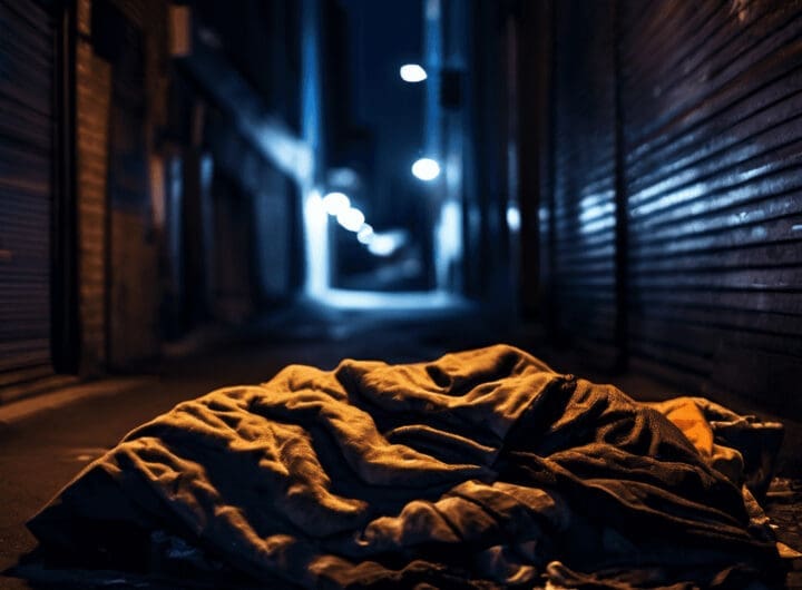 durmiendo en la calle