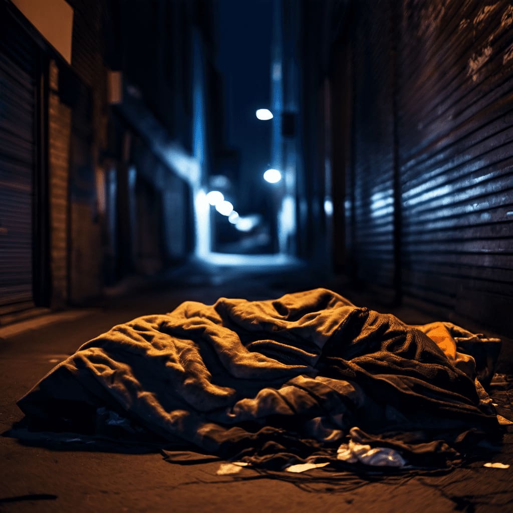 durmiendo en la calle