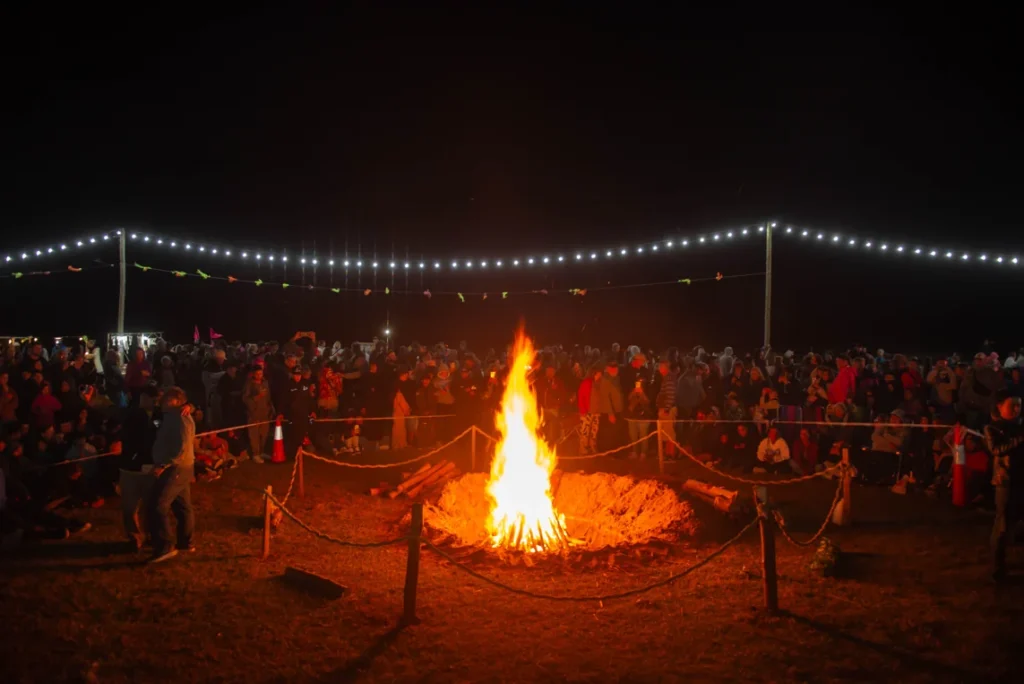 La Fiesta del Fogon cumplio 10 anos junto a la comunidad de Camet Norte