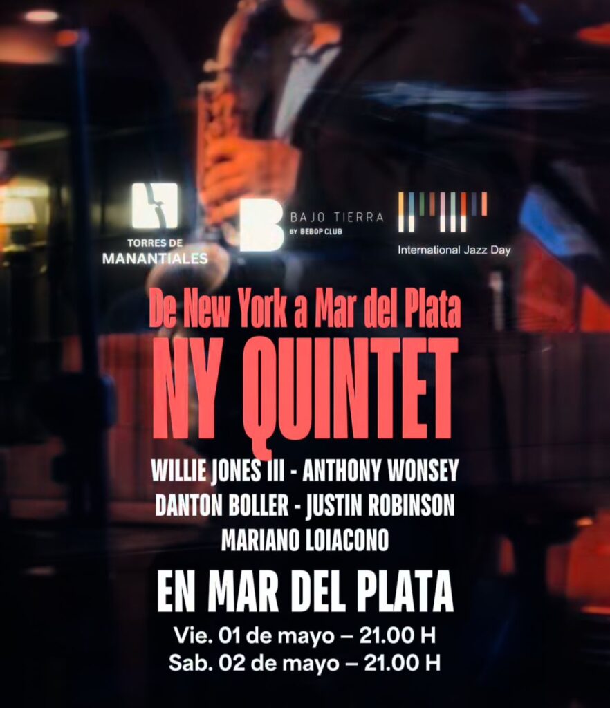 Temporada otoñal de música 2026 en BAJO TIERRA, el club de jazz internacional de Mar del Plata. 3 IMG 20260430 WA0048
